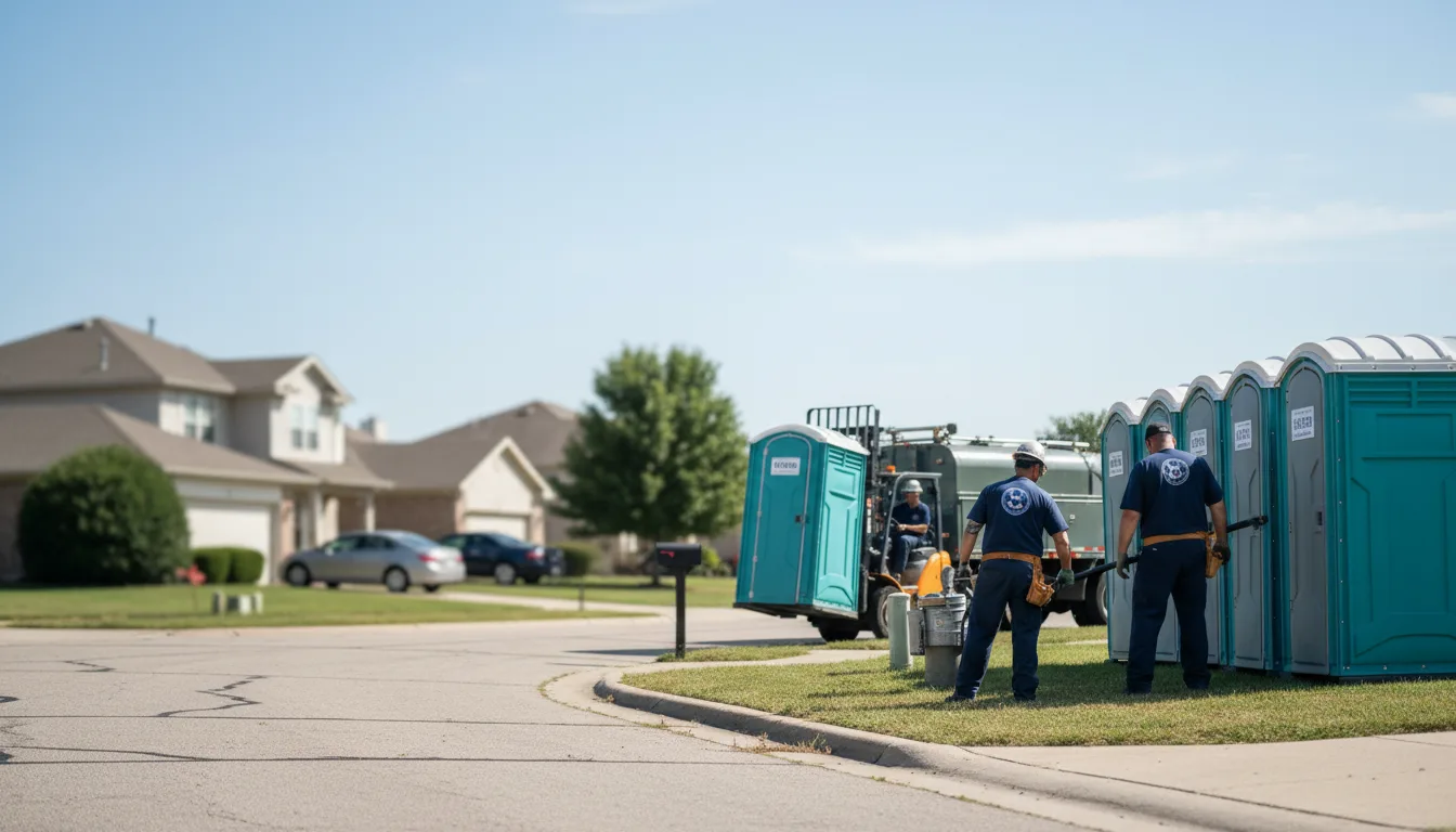 Porta Potty Rental in Ridge Farm, IL near me